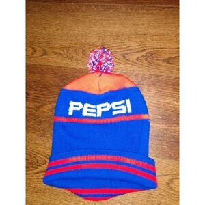 Vintage K Brand Pepsi Cola Beanie Toque Hat 70s 80s